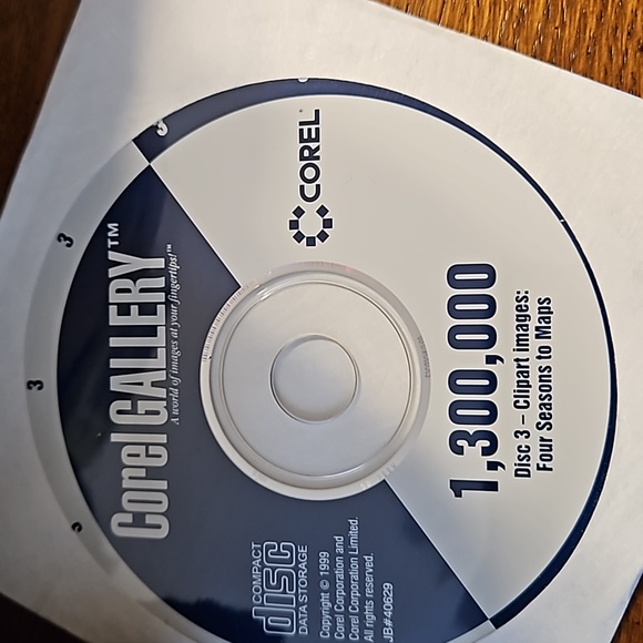 Corel Gallery Clip ART Win 95/98 Images Photos  New without box PC Cd-Rom - Picture 3 of 16